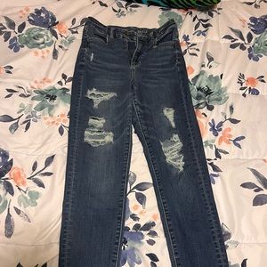 American eagle blue jeans very comfortable and stretchy material